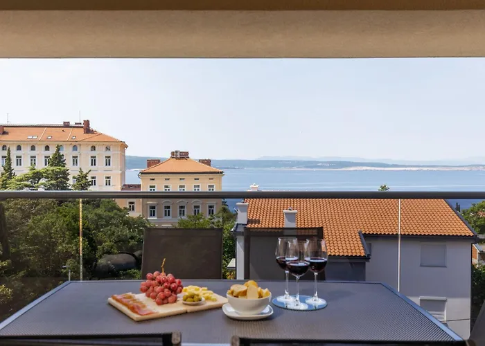 شقة Modernes In Crikvenica Mit Gemeinschaftspool By Interhome *